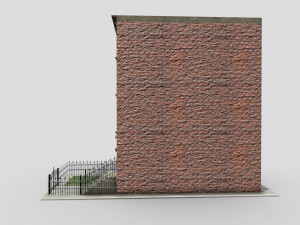 nyc townhouse building low poly 3D Model
