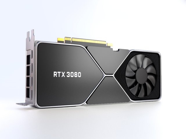 nvidia geforce rtx 3080 Model 3D .c4d .max .obj .3ds .fbx .stl .blend 