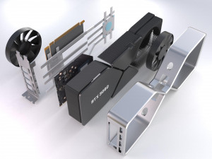 nvidia geforce rtx 3080 Model 3D