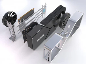 nvidia geforce rtx 3080 3D Model
