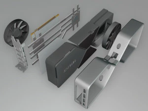 nvidia geforce rtx 3080 3D Model