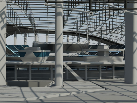 Sofi stadium Modelo 3D