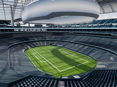 Sofi stadium Modelo 3D