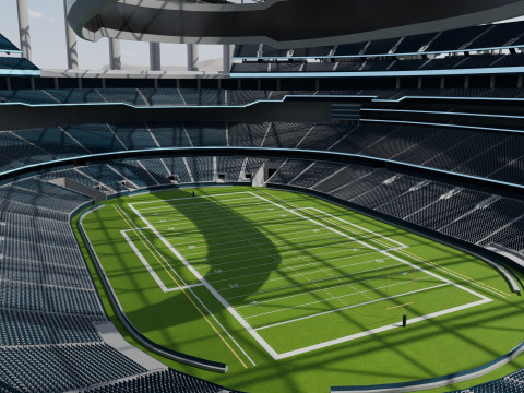 Sofi stadium Modelo 3D