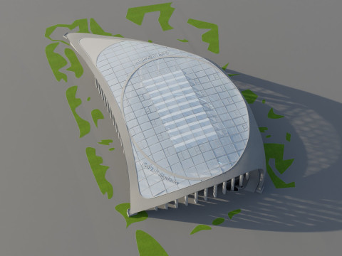 Sofi stadium Modelo 3D