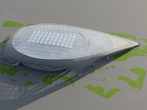 Sofi stadium Modelo 3D