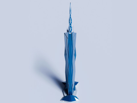Merdeka 118 tower Modelo 3D