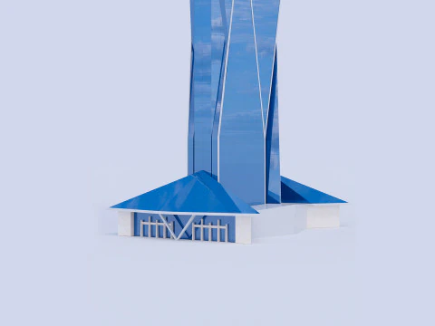 Merdeka 118 tower 3D Model