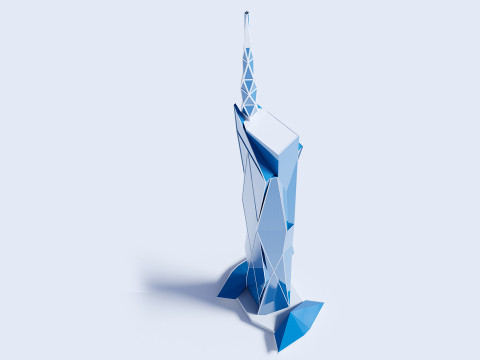 Merdeka 118 tower Modelo 3D