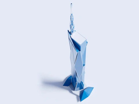 Merdeka 118 tower 3D Model