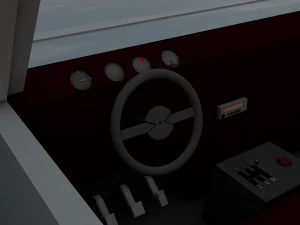 low-poly car 3D Model