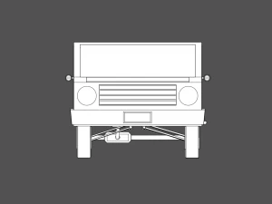 low-poly car 3D Model