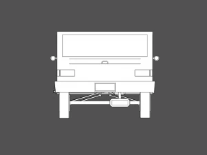 low-poly car 3D Model