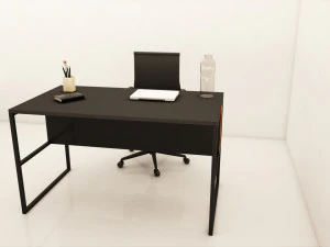 modern office table 3D Model