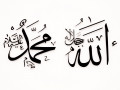 Arabic Calligraphy ALLAH 3D Model