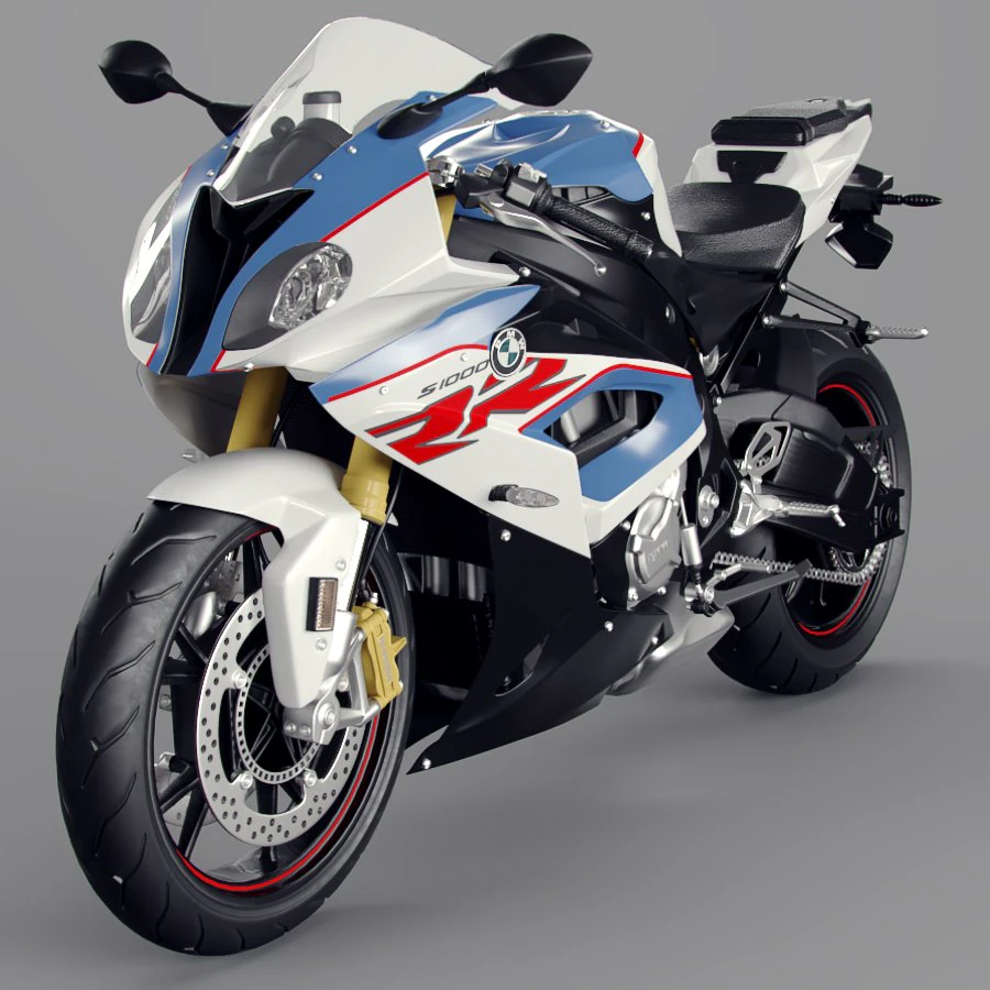 Superbike s 1000 rr 3D Model .c4d .max .obj .3ds .fbx .stl .blend 