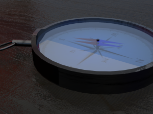 3d compass in c4d Modèle 3D