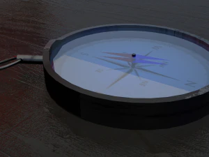 Bussola 3d in c4d Modello 3D