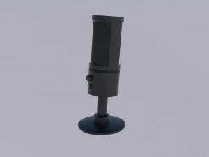 microfone razer seiren x Modelo 3D