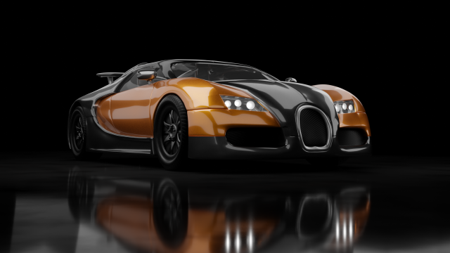 bugatti veyron 3D Model .c4d .max .obj .3ds .fbx .stl .blend 