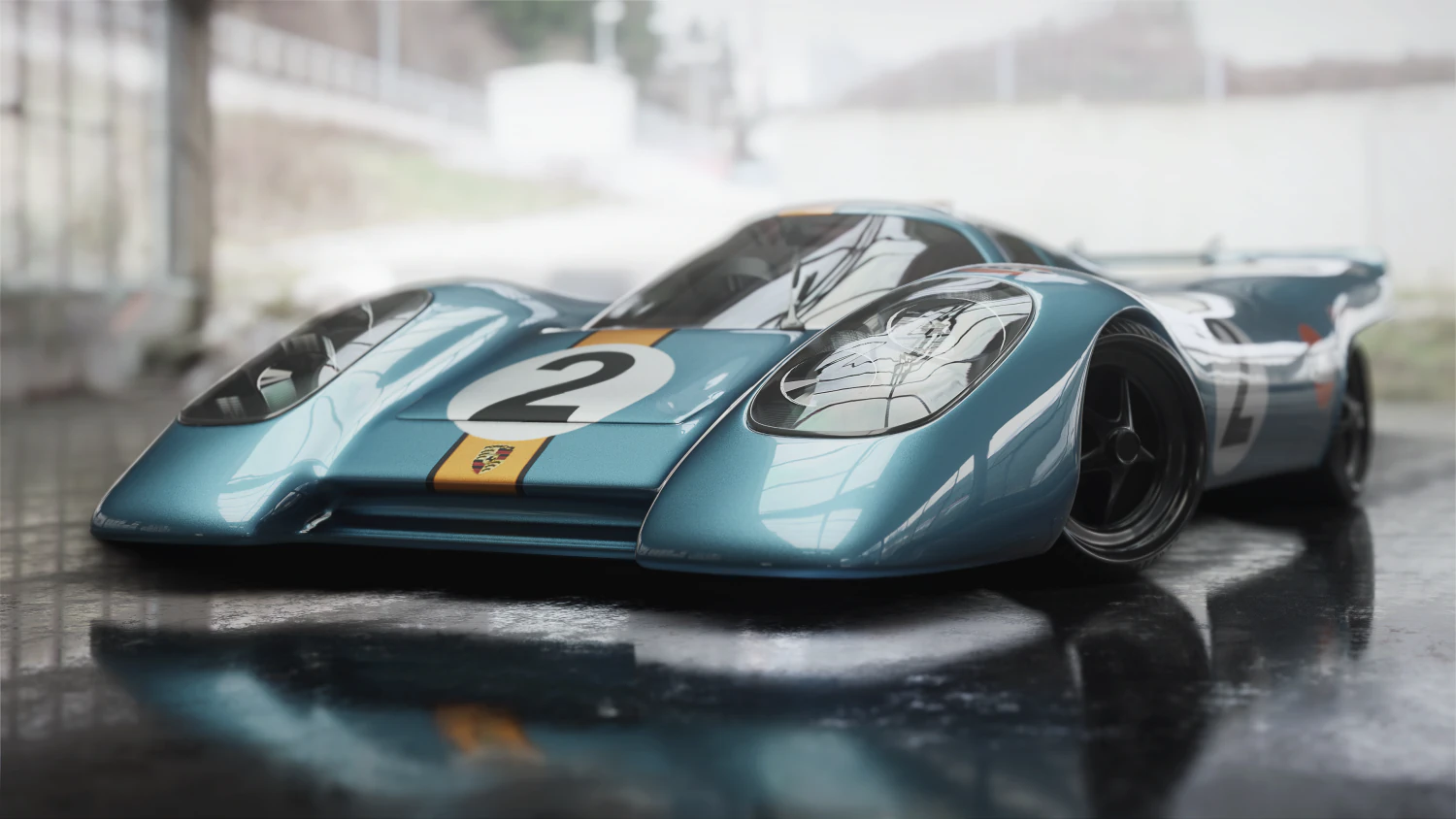 porsche 917 3D Model .c4d .max .obj .3ds .fbx .stl .blend