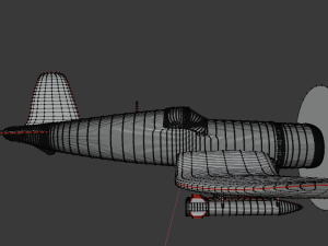 vought f4u corsair 3Dモデル