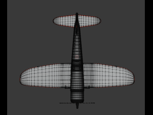 vought f4u corsair 3Dモデル