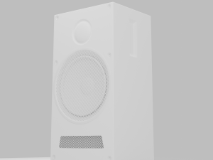 wooden speaker 3D Model