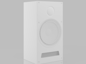 wooden speaker 3D Model