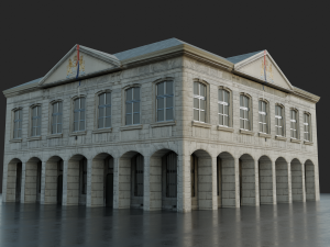 old building 18th century 3D Model