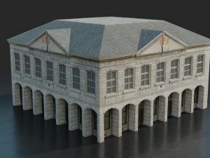 old building 18th century 3D Model