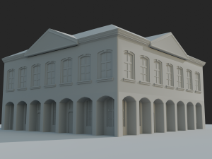 old building 18th century 3D Модель