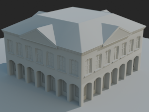 old building 18th century 3D Модель
