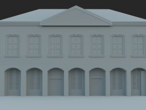 old building 18th century 3D Модель