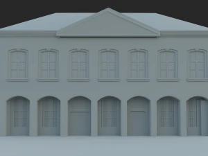 old building 18th century 3D Model