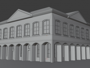 old building 18th century 3D Модель