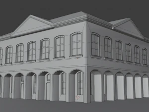 old building 18th century 3D Model