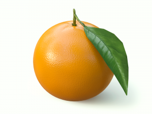 photorealistic orange 3D Model