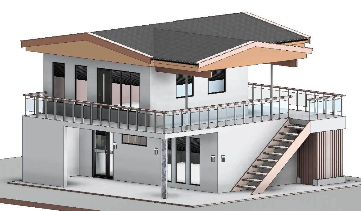house d2020 3D Model .c4d .max .obj .3ds .fbx .stl .blend 