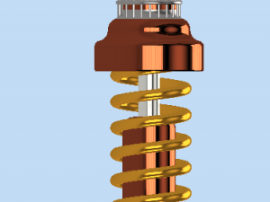 shock absorber 3D-Modell