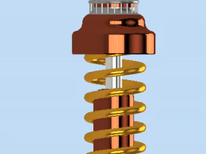 ammortizzatore Modello 3D