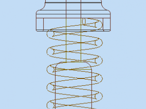 shock absorber 3D-Modell