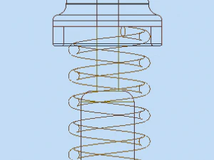 ammortizzatore Modello 3D