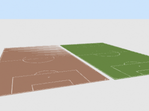 soccer field 3D Model