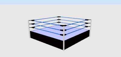 wrestling ring 3D Model .c4d .max .obj .3ds .fbx .stl .blend 