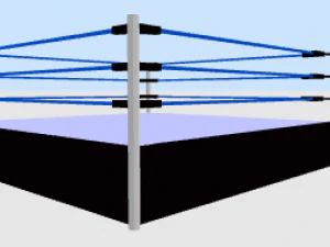 wrestling ring 3D Model