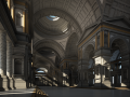 Hall of an Ancient Palace 3D Model