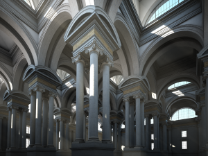Ionic Hall 3D Model