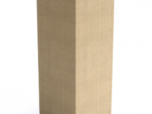 cardboard box 195 x 500cm - rigged 3D Model