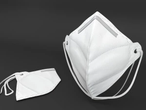 m&aacute;scara de prote&ccedil;&atilde;o Modelo 3D